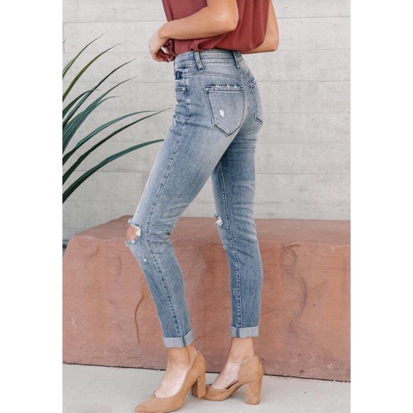 NWT Kancan Distressed High Rise Skinny KC8356M - Picture 4 of 6